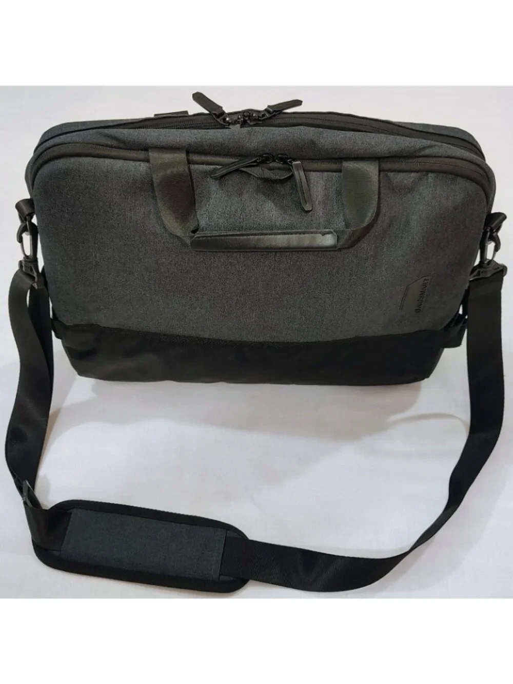 BagSmart Laptop Messenger Bag Briefcase Gray Black Digi Smart RFID Travel Office